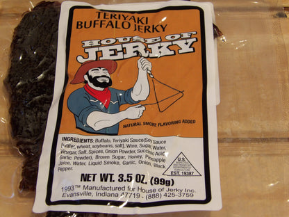 WASHINGTON STATE JERKY - JERKY - GAME MEAT JERKY